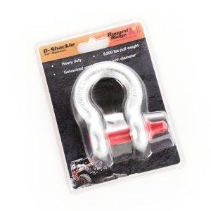 Jeep TJ D-Ring Shackle - Rugged Ridge - 3/4 inch, 9500 lbs. - Galvanized - `00-`06